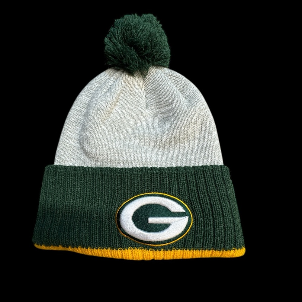NFL Green Bay Packers Toboggan Beanie 47 embroidered Logo and Pom NWOT